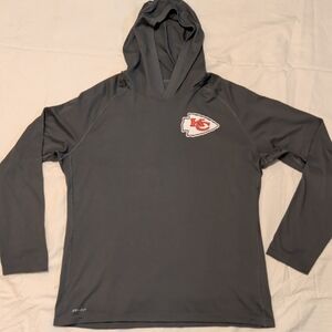 Gray Hoodie with KC Logo